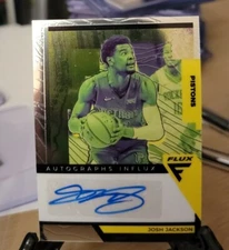 2020-21 Panini Flux Josh Jackson Auto #AI-JJA - Autographs Influx Pistons