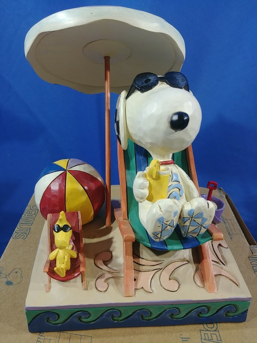 SNOOPY - ふっさん jim shore .frendsウォールアート、ポーセリング Snoopy & Woodstock in Car Surf – Jim Shore