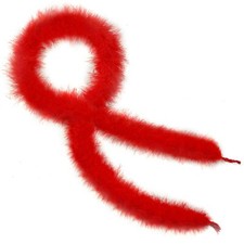 Red Marabou Feather Boa - 22g 2 Yards Boas for Party Bulk Wedding Halloween H...