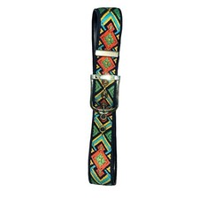 Embroidered Jacquard Southwestern Design Belt Small Unbranded Vintage