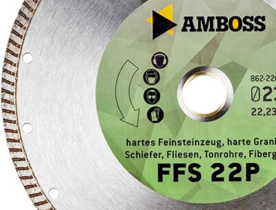 Amboss FFS 22 ''Premium'' - Diamant Trennscheibe für Fliesen & Feinsteinzeug