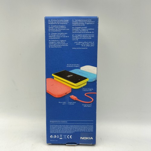 6 x Nokia DC-50 Wireless Qi Charging Pad + 2400mAh Power Bank – Yellow & White - 第 4/7 張圖片