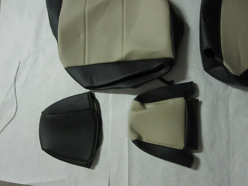 Cubierta de asiento UNA FILA TRASERA TAUPE para Ford Focus 2010-2018 sedán con respaldo 60/40 Foto 3 de 4