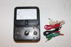 SIMPSON 260 Series 4 VOM (Volt-Ohm-Miliamp) Meter W/ 4 Leads Works See Descripti
