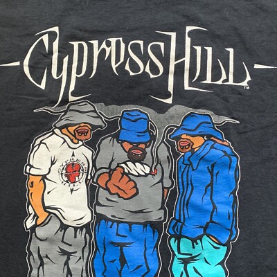 Vintage 1992 Cypress Hill Shirt Authentic GEM Tshirt Size Large