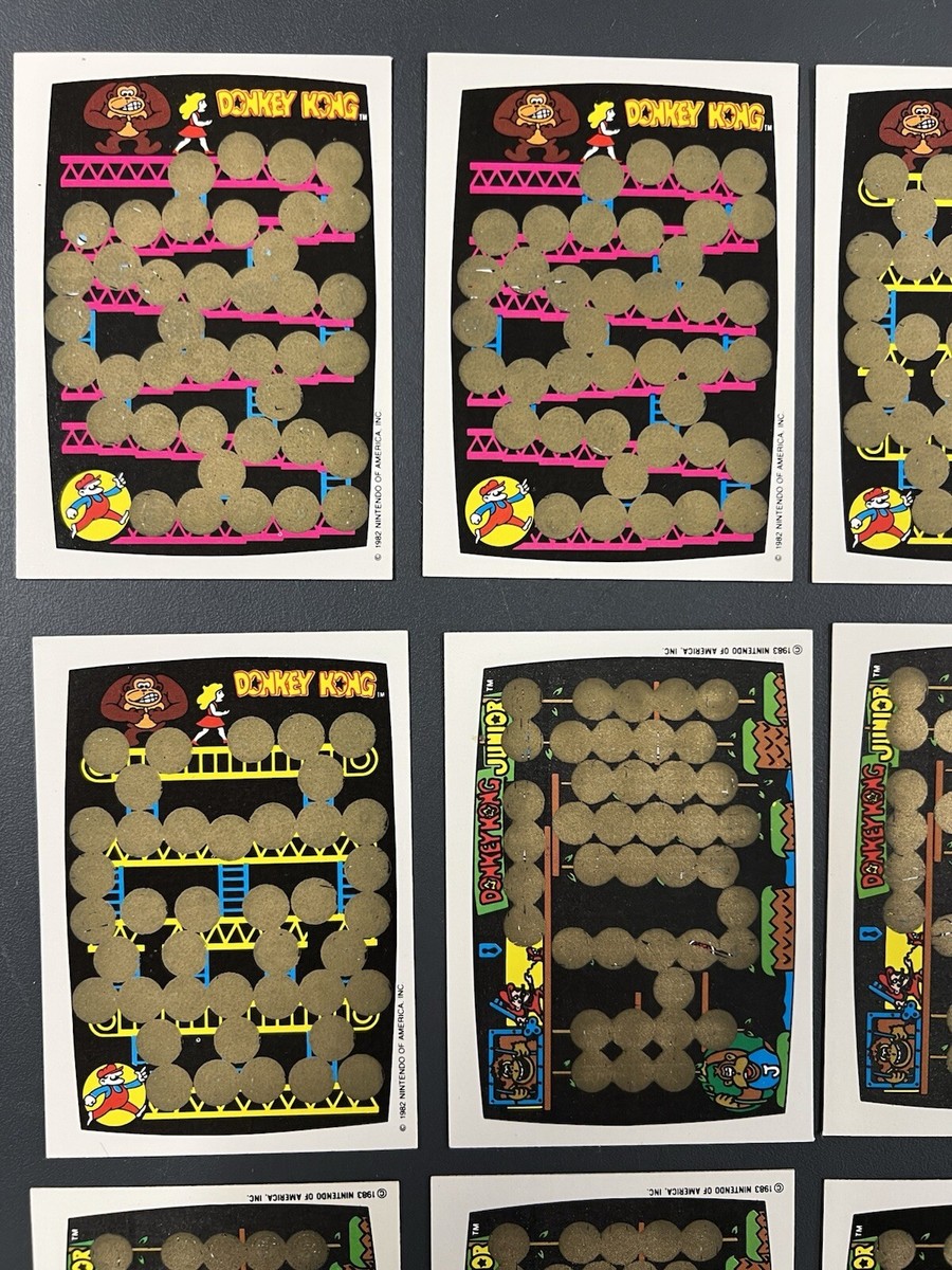 Lot of 24: 1982-83 Topps Donkey Kong & DK Junior Rub Off - 16