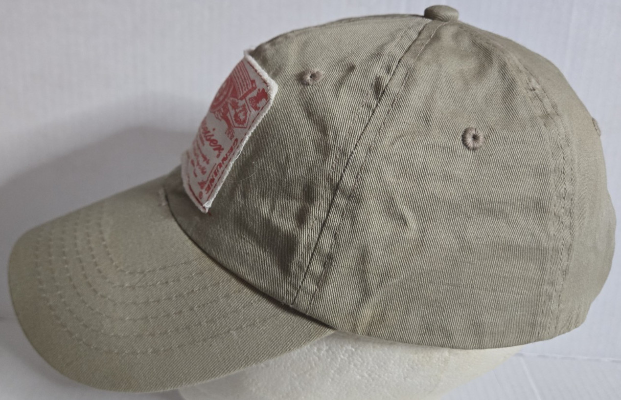 Budweiser Beer Patch Beige Adjustable Baseball St… - image 8
