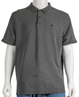 Izod Advantage Performance Stretch Short Sleeve Gray Polo Shirt Mens XXL Fair