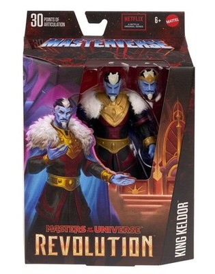 Mattel King Keldor MOTU Masterverse Revolution Figura Acción 18cm HYC50