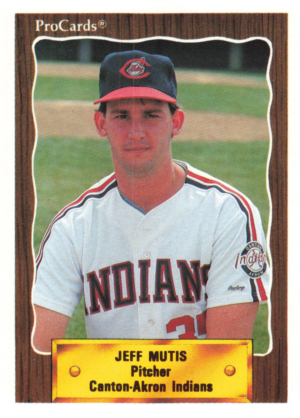 Jeff Mutis 1990 CMC #834 Canton-Akron Indians
