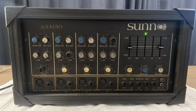 Vintage Sunn SX4150 Powered Mixer Amp 4-Channel PA System with EQ