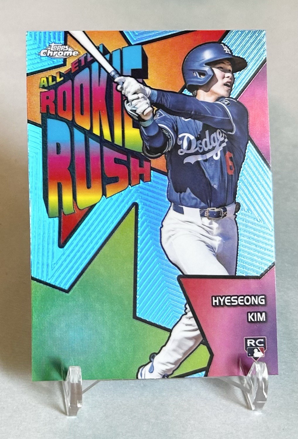 Hyeseong Kim 2025 Topps Chrome #CERR-3 All-Etch Rookie Rush Dodgers