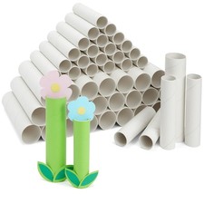 Paper Towel Rolls for Crafts 50 Pack 1.2x6 1.7x7.5 Inch Cardboard Tubes Mix