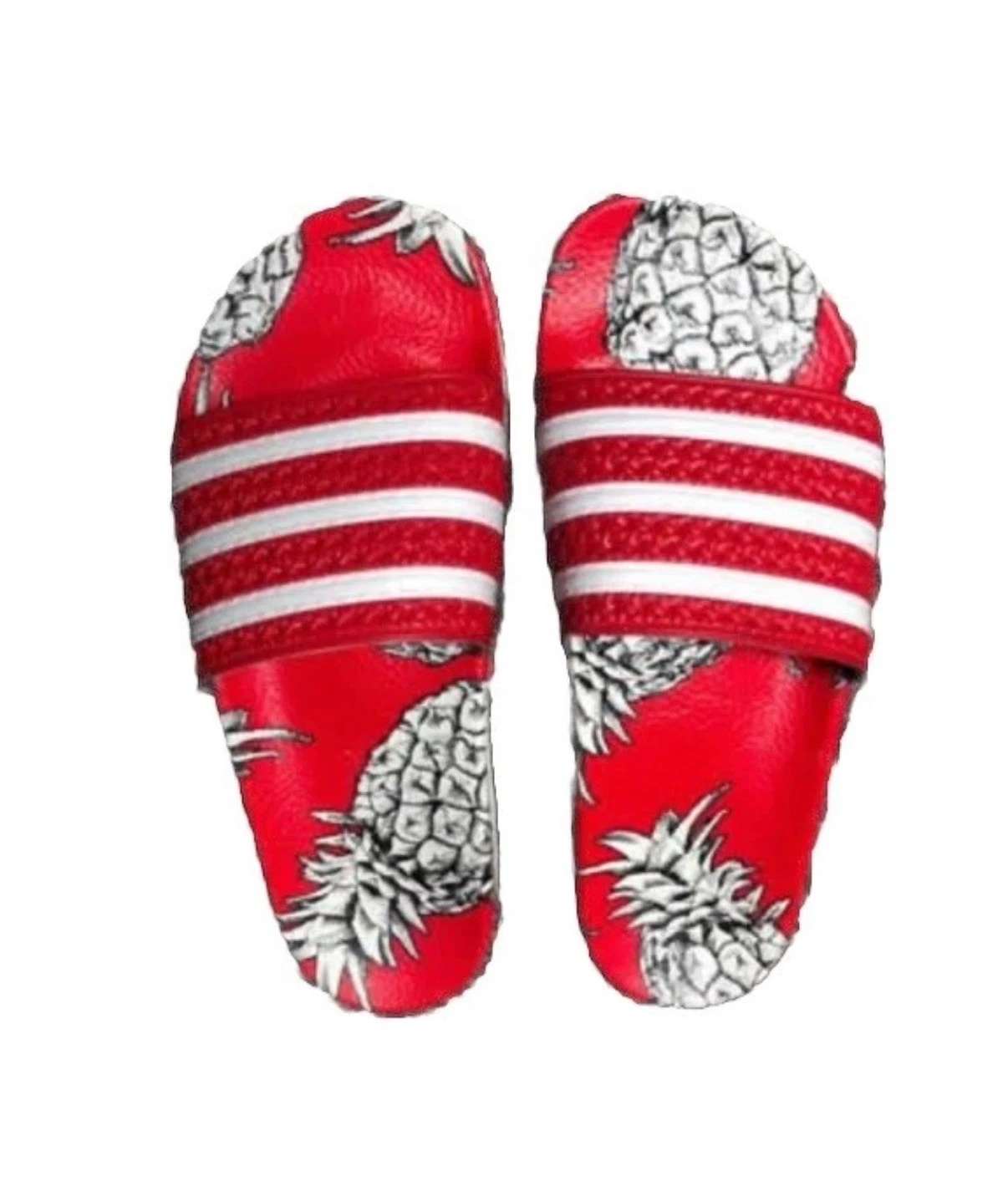 Sandali Adidas Adilette Slides Pineapples Italy D96683 donna taglia 8 usati rari