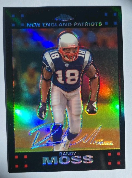 2007 Topps Chrome - Randy Moss #TC28 Refractor New England Patriots HOF MINT!!!!