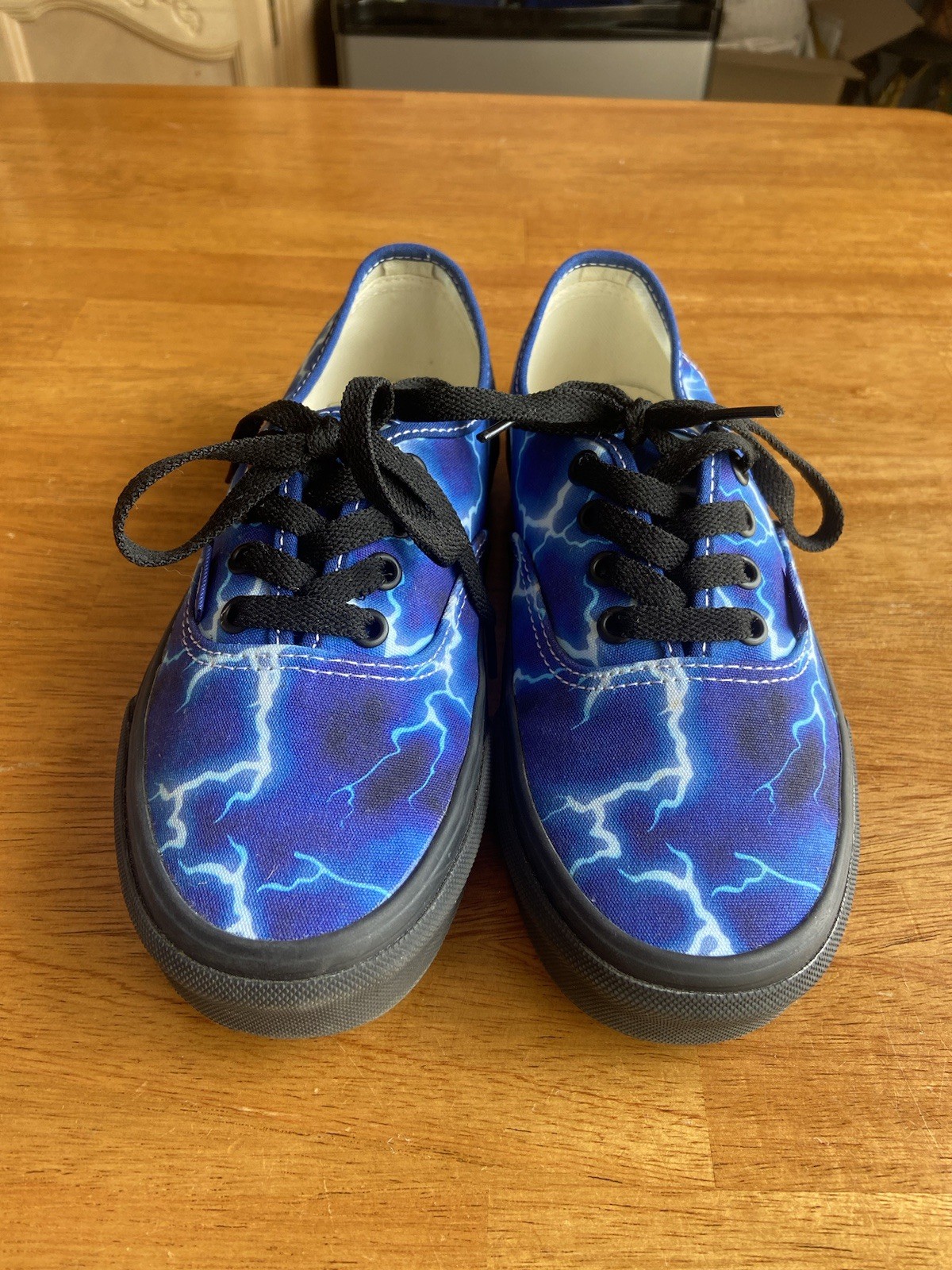 VANS Authentic Lightning Thunder Blue Canvas Low … - image 2