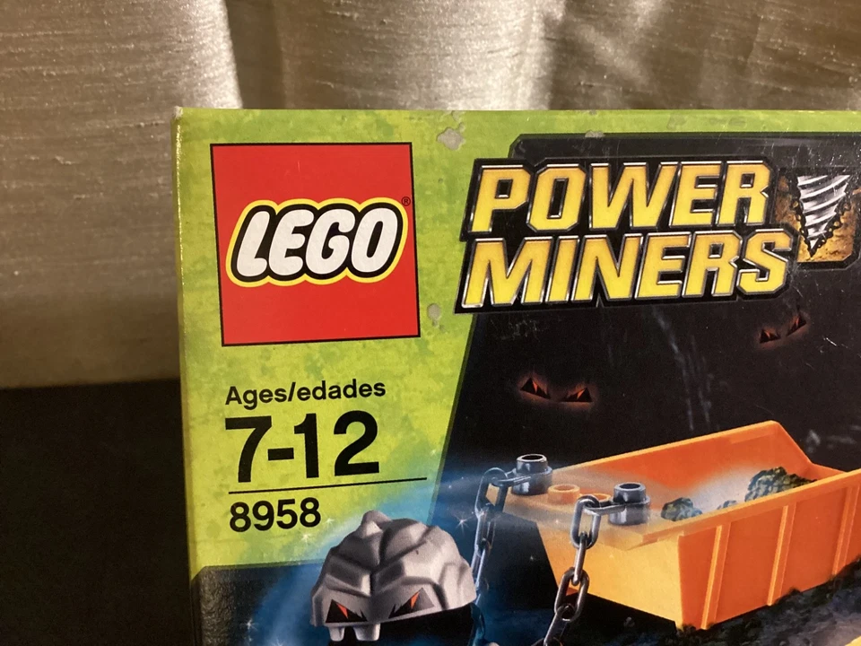 Lego Power Miners Granite Grinder 8958 Glaciator Blue Crystal Set 3 Bobcat 2009 - Image 2 of 4