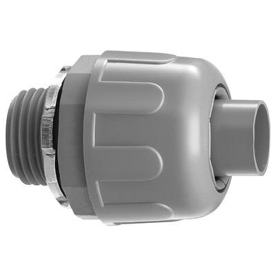 1/2 in 100 pcs Liquid Tight Connector Non-Metallic Conduit Fitting Connector