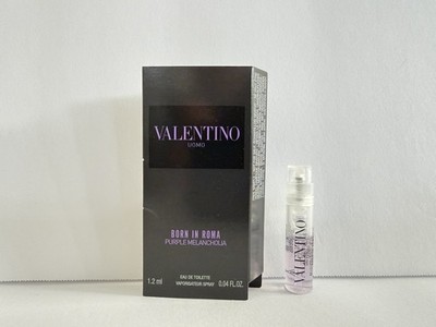 VALENTINO UOMO BORN IN ROMA PURPLE MELANCHOLIA EDT 1.2ml/0.04 fl oz Men Cologne