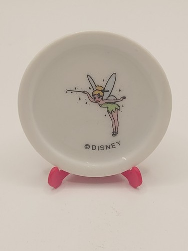 Assiettes Miniatures Peter Pan La Fée Clochette Collection TOMY Disney - Foto 1 di 4