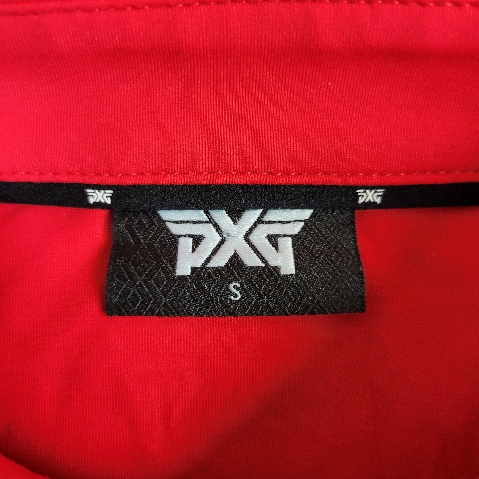 PXG Mens Small Solid Red Snap Performance Stretch… - image 4