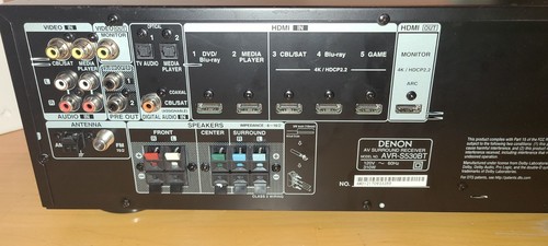 Denon AVR-S530BT 5.2 Ch. 310w Home Theater Receiver w/ Bluetooth + Remote BUNDLE - Picture 8 of 17
