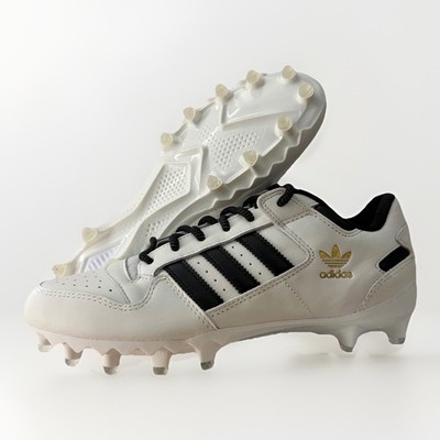 Size 11 - adidas SM Forum Low PE Football Cleats Off White KJ8563 (Brand New)