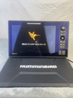 Humminbird Solix 10 CHIRP Mega SI + G3N With Suncover Mount And Power Cord