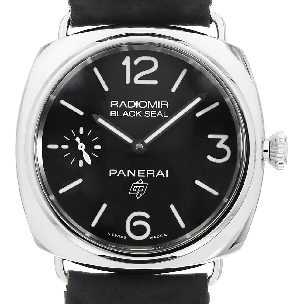 Panerai — PANERAI Radiomir Black Seal Logo 3 Days Acciaio PAM00754 Y number second han...