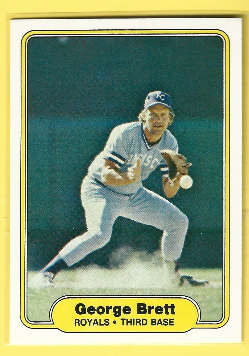 1982 Fleer #405 George Brett Free Shipping