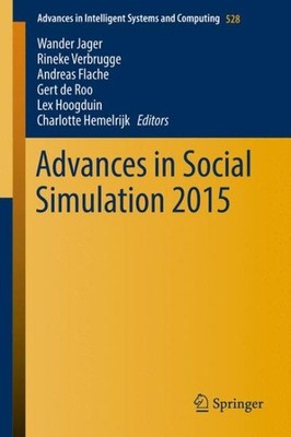 Advances in Social Simulation 2015, Hardcover by Jager, Wander (EDT); Verbrug...
