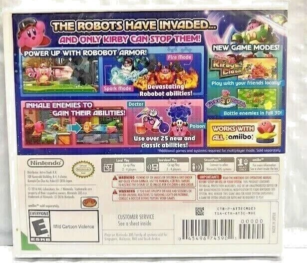 Kirby Planet Robobot 3DS Brand New Sealed Game (2016 Platform) - Image 3 of 4