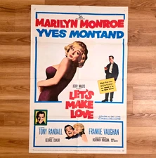 Let's Make Love (1960) Original 1sh Movie Poster 27x41" Marilyn Monroe