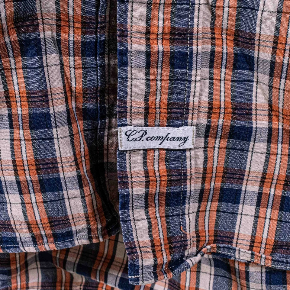 Camisa a Cuadros con Botones CP Company Massimo Osti Talla 1 De Colección Diseñador Foto 4 de 4