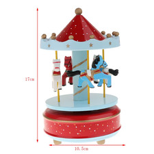 Carousel Horse Music Box Merry-Go-Round Musicical Box Home Desk Decoration