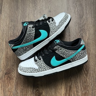 Atmos x Nike SB Dunk Low Pro Shoes Elephant Clear Jade Size 10.5 BQ6817-009
