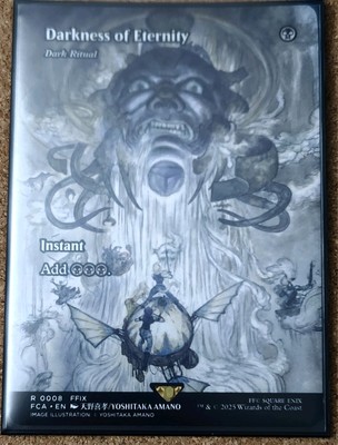 MTG Final Fantasy Darkness Of Eternity Dark Ritual R0008 Full Art