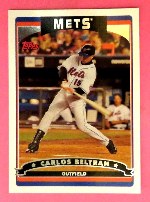 2006 Topps, New York Mets - CARLOS BELTRAN - MLB HOF