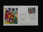 FDC France 1983 art painting Jean Dewasne