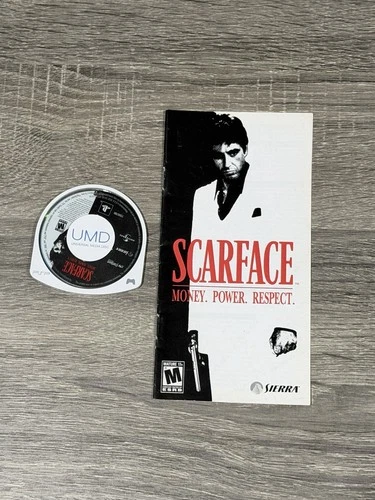 Scarface Money. Power. Respect. Sony Playstation Portable PSP Item + Manual