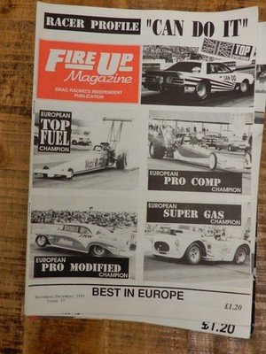 Drag Racing Fire Up Nov/Dec 1991 issue 17 Drag Racings Independent Magazine
