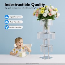 5 Tier Round Flower Stand for Wedding Reception Birthday Party Events Home Decor