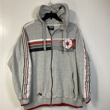 Vtg Y2K South Pole Full Zip Hoodie Medium Authentic Collection M RARE