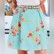 Matilda Jane Floral Skater Skirt M