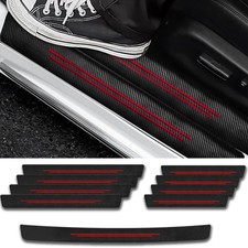 9pcs For Subaru Front Back Door Entry Truck Edge Sill Strip Sticker Anti Scratch 9pcs For Subaru Front Back Door Entry Truck Edge Sill Strip Sticker Anti Scratch