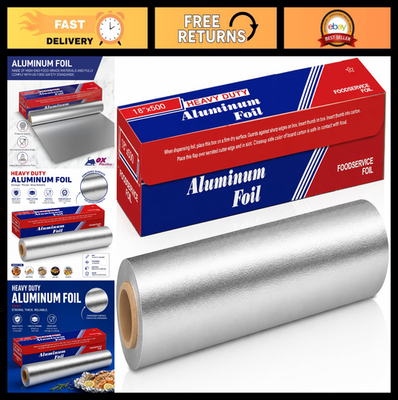 Heavy-Duty Aluminum Foil Roll 18