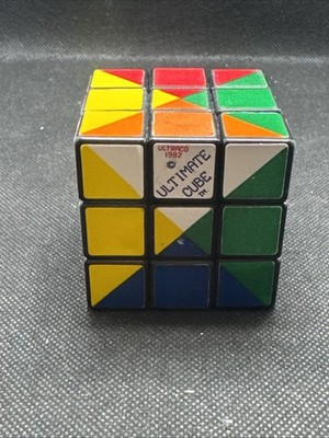 Vintage 1982 Ultraco Ultimate Cube Puzzle Twist Toy Retro Rubik s Style