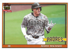 2026 Topps Series 1 Baseball 1991 Retro Manny Machado Padres #T91-23
