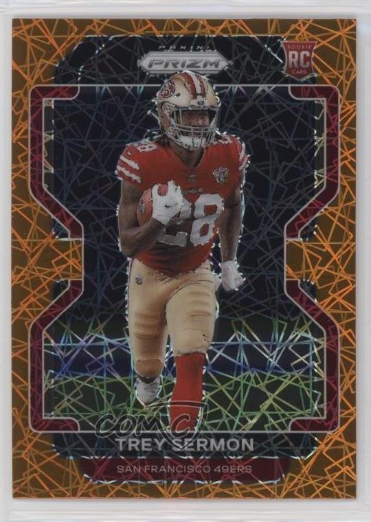 2021 Panini Prizm Rookie Lazer Prizm Trey Sermon #354 Rookie RC 0q2