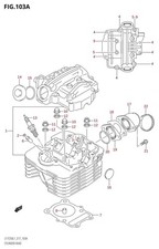 Suzuki Genuine ATV Bolt LT-F250 Engine Cylinder Head 01550-0660A-000